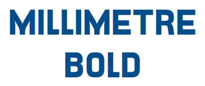 Millimeter Bold font