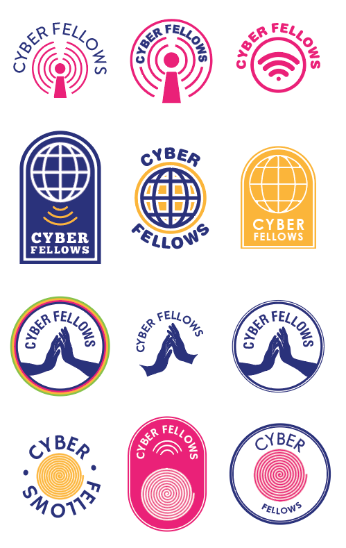First round of logos for Cyber Fellows